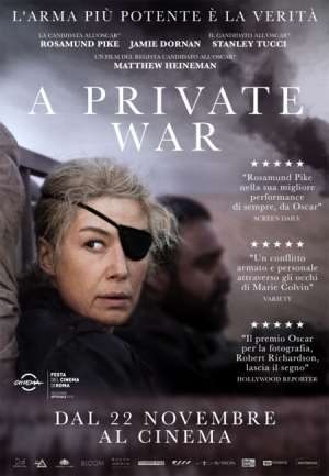A PRIVATE WAR dal 22 novembre al cinema
